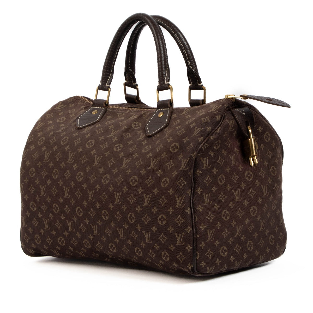 shop 100% authentic second hand Louis Vuitton Ebene Monogram Mini Lin Speedy 30 on Labellov.com