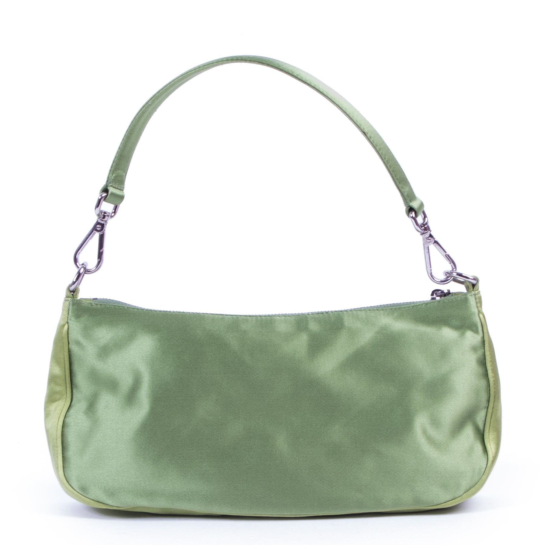 Prada Green Silk Mini Shoulder Bag