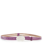 Tod's Purple Patent Leather Belt