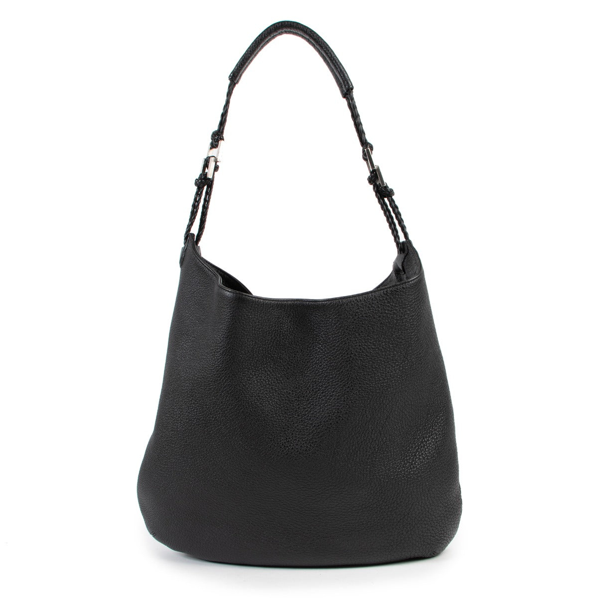 Black Leather shoulder bag by Delvaux luxury designer bags in good condition