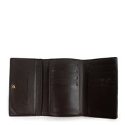 Preloved Delvaux brown leather wallet on Labellov safe site for 2nd hand luxury goods