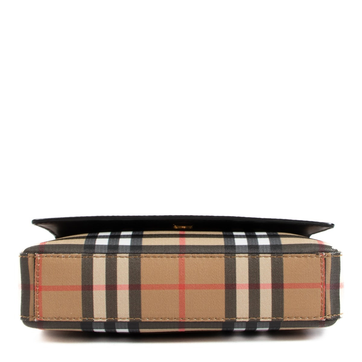 Shop safe online at Labellov in Antwerp this 100% authentic second hand Burberry Checked Canvas Shoulder Bag