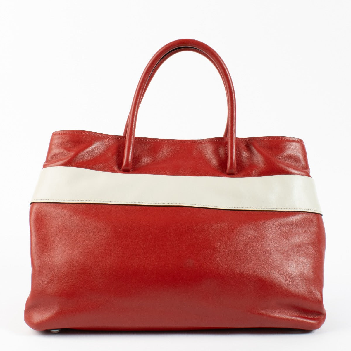Sac fourre-tout Miu Miu en veau souple multicolore avec poche avant