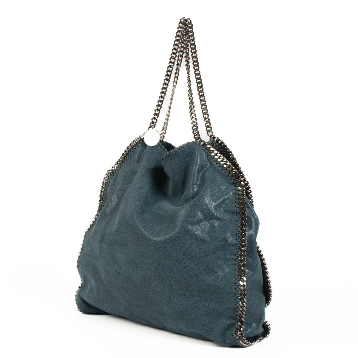 Buy real authentic Stella McCartney Blue Falabella Tote Bag safe online at Labellov.com or in Brussels, Knokke and Labellov