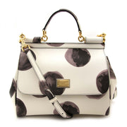 koop Dolce & Gabbana White Leather Miss Sicily Medium Shoulder bag bij labellov aan een goede prijs