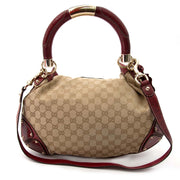 secondhand gucci monogram bag Gucci Limited Edition Monogram And Red Python Indy Bag