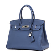 Hermès Birkin 30 Blue Brighton Togo Palladium Hardware