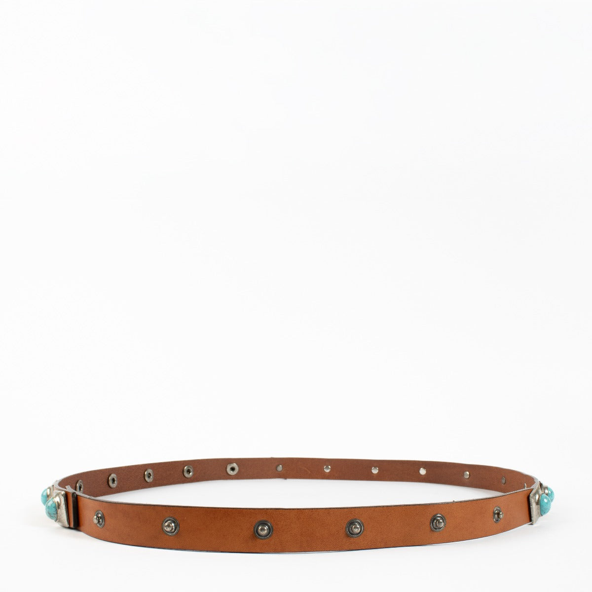 Etro Crown Me Leather Belt - Size 95