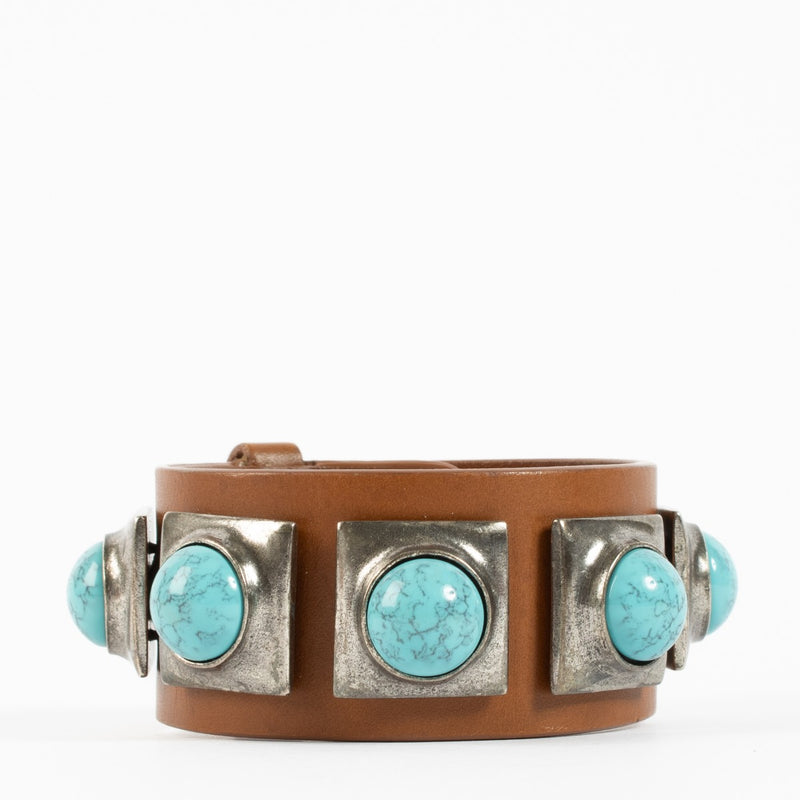 Etro Crown Me Leather Bracelet
