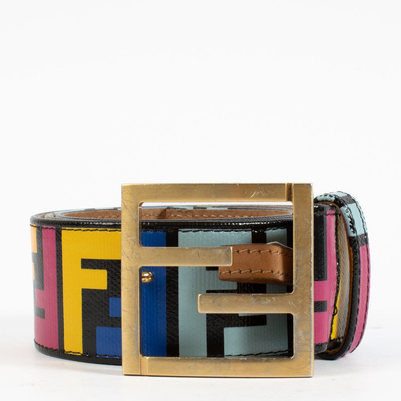 Shop 100% authentic secondhand Fendi Multicolor FF Belt - Size 95 on Labellov.com