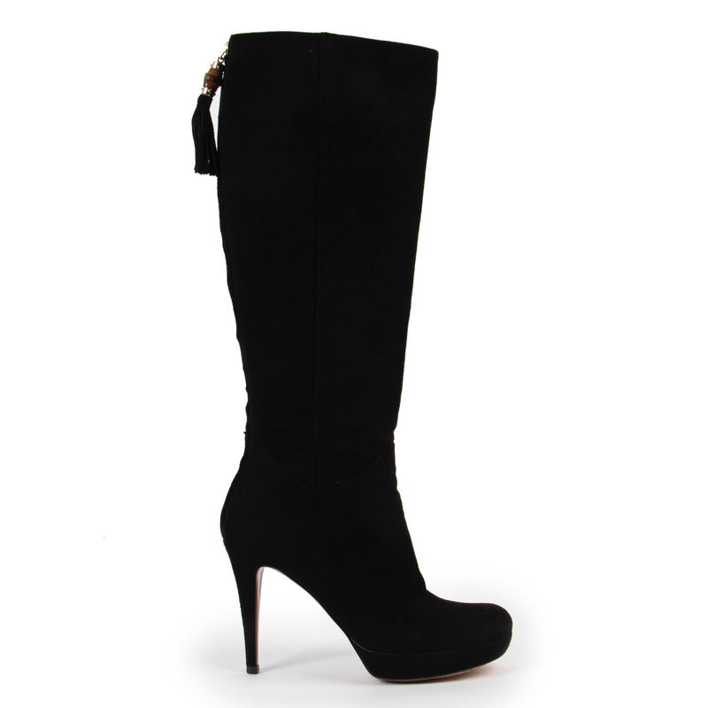 Gucci Black Suède Boots - Size 37 Buy this gorgeous set here safely!