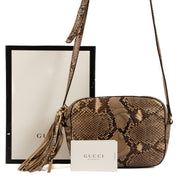 shop 100% authentic second hand Gucci Soho Disco Python Crossbody on Labellov.com