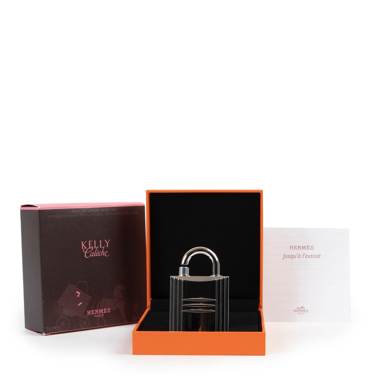 Hermès Kelly Calèche Refillable Jewel Lock Perfume Bottle