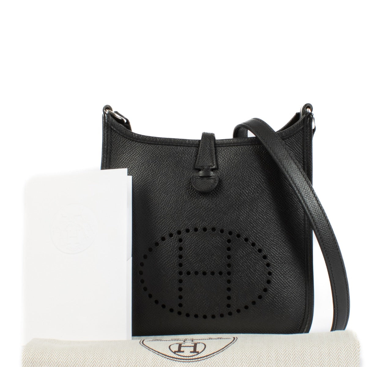 Shop 100% authentic Hermès Evelyne 16 Black Epsom at Labellov.com.