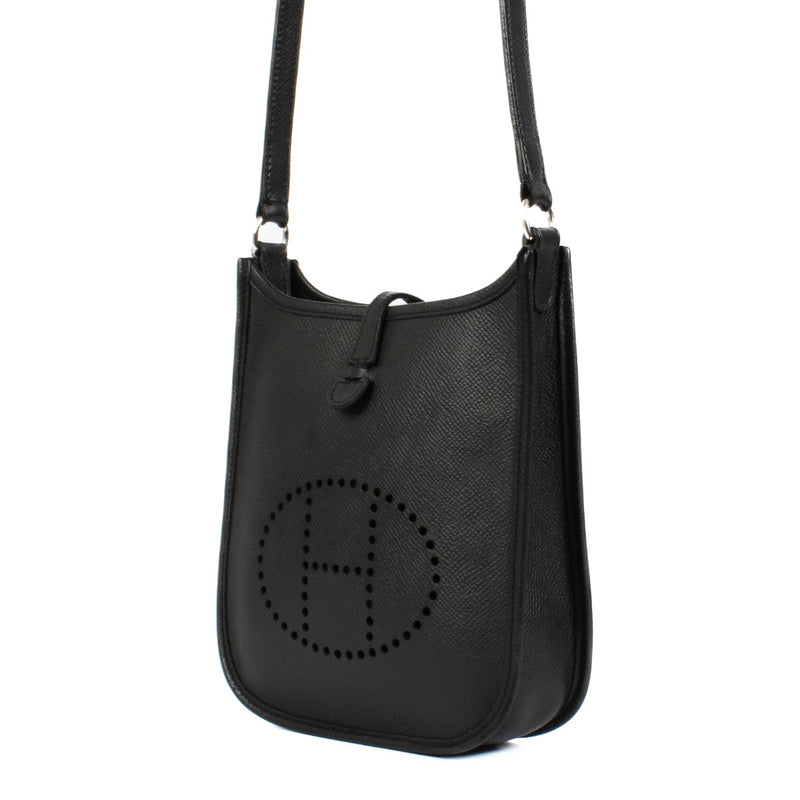 Hermès Evelyne 16 Black Epsom PHW