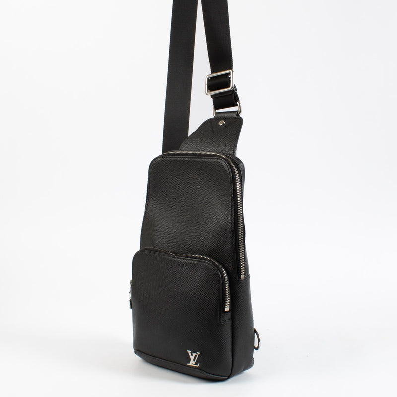 Shop 100% authentic secondhand Louis Vuitton Black Taiga Avenue Sling Bag on Labellov.com