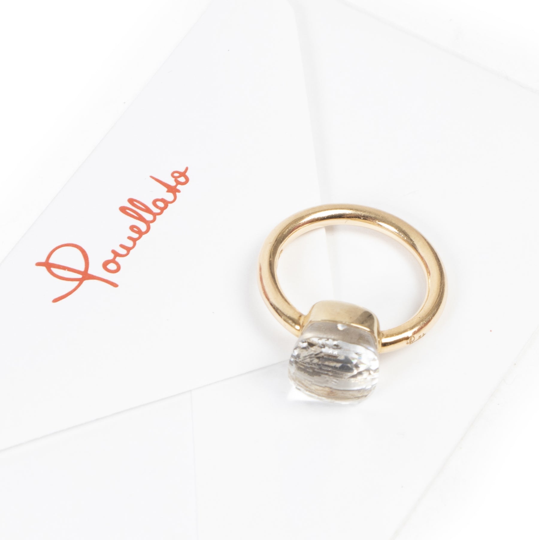 100% authentic Pomellato Rose Gold Nude Bianco - Size 54