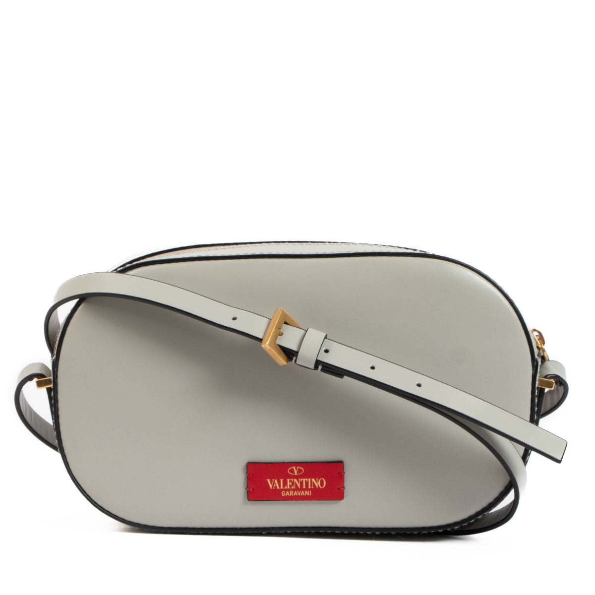 shop 100% authentic second hand Valentino Garavani Grey V Logo Stitch Bag on Labellov.com