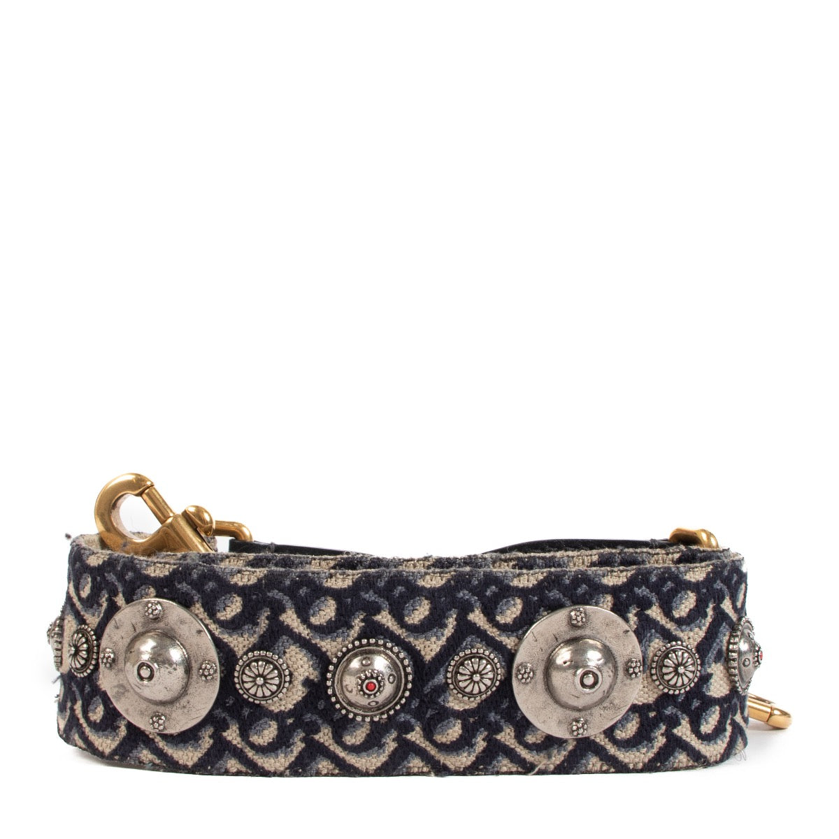 shop authentic second hand Christian Dior Oblique Stud Strap on Labellov.com