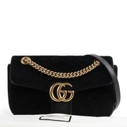 we buy and sell your Gucci Black Velvet Marmont Bag