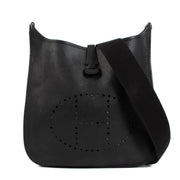 shop authentic second hand Hermès Evelyne 29 Black Epsom PHW on Labellov.com