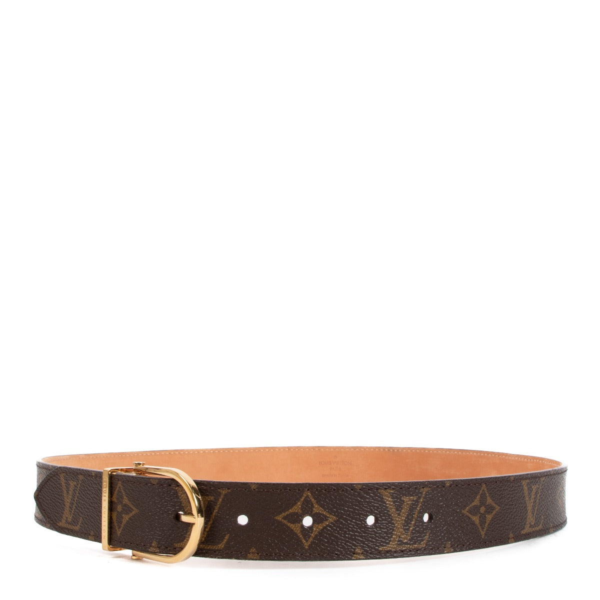 Louis Vuitton Monogram Canvas Belt 32mm - Size 80