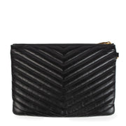 shop authentic second hand Yves Saint Laurent Black Monogram Clutch on Labellov.com