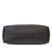 Authentieke Tweedehands Yves Saint Laurent Black Croco Shopping Tote Bag juiste prijs veilig online shoppen luxe merken webshop winkelen Antwerpen België mode fashion