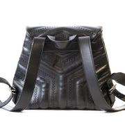 Authentieke Tweedehands Saint Laurent Loulou Black Backpack juiste prijs veilig online shoppen luxe merken webshop winkelen Antwerpen België mode fashion