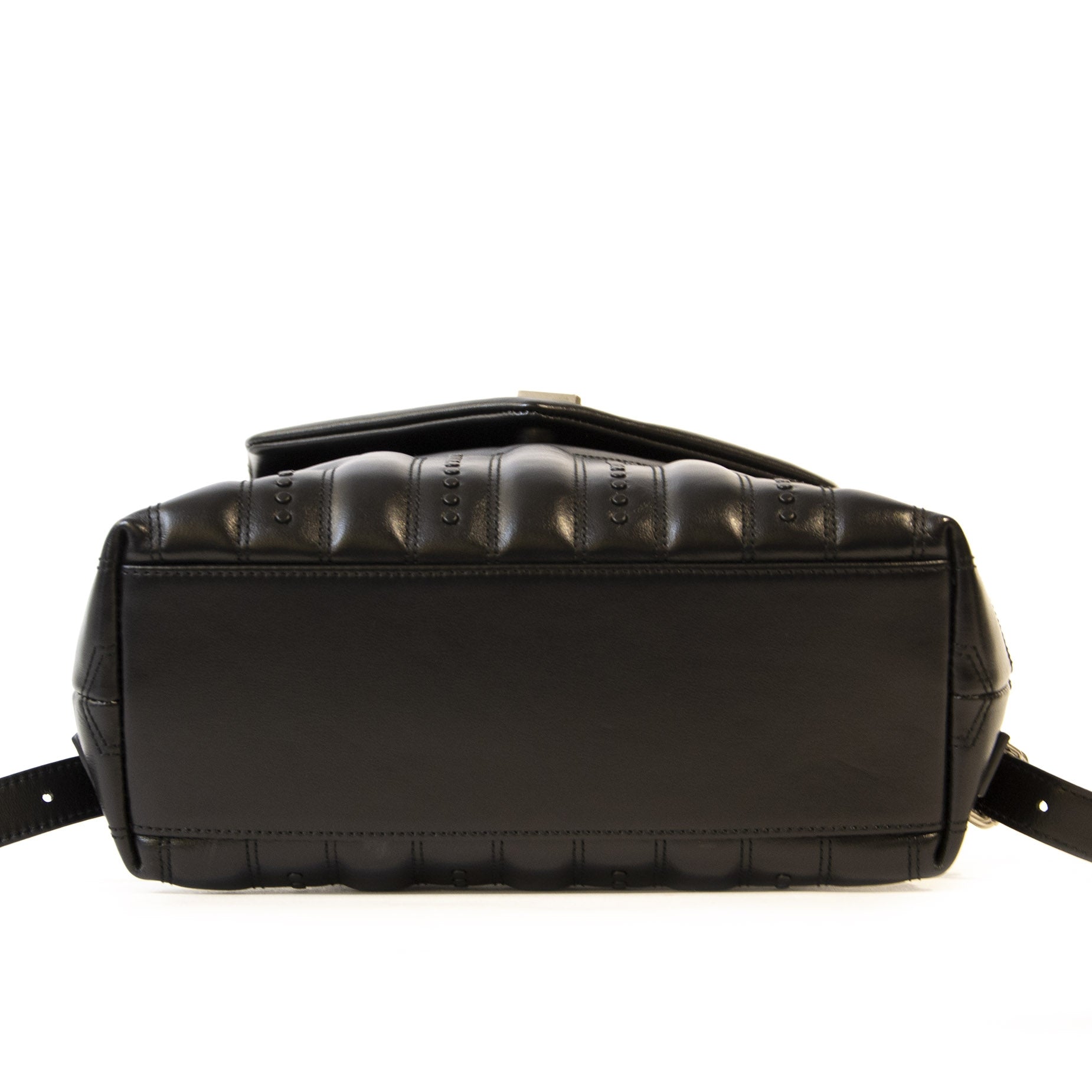 Authentieke Tweedehands Saint Laurent Loulou Black Backpack juiste prijs veilig online shoppen luxe merken webshop winkelen Antwerpen België mode fashion