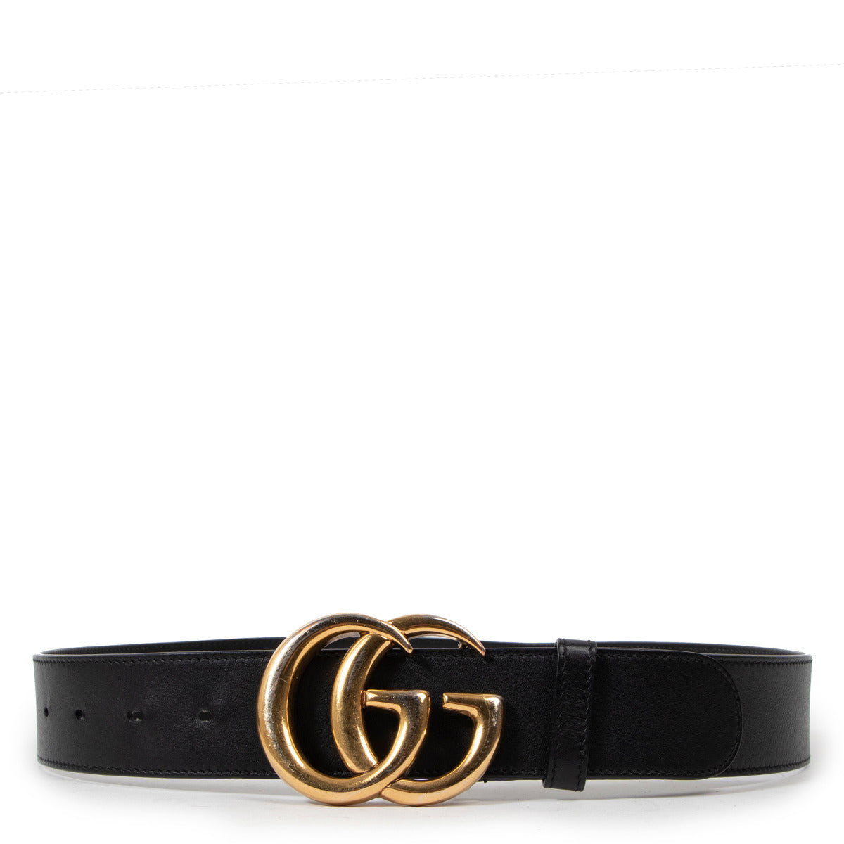 Gucci Black Marmont Belt - size 80