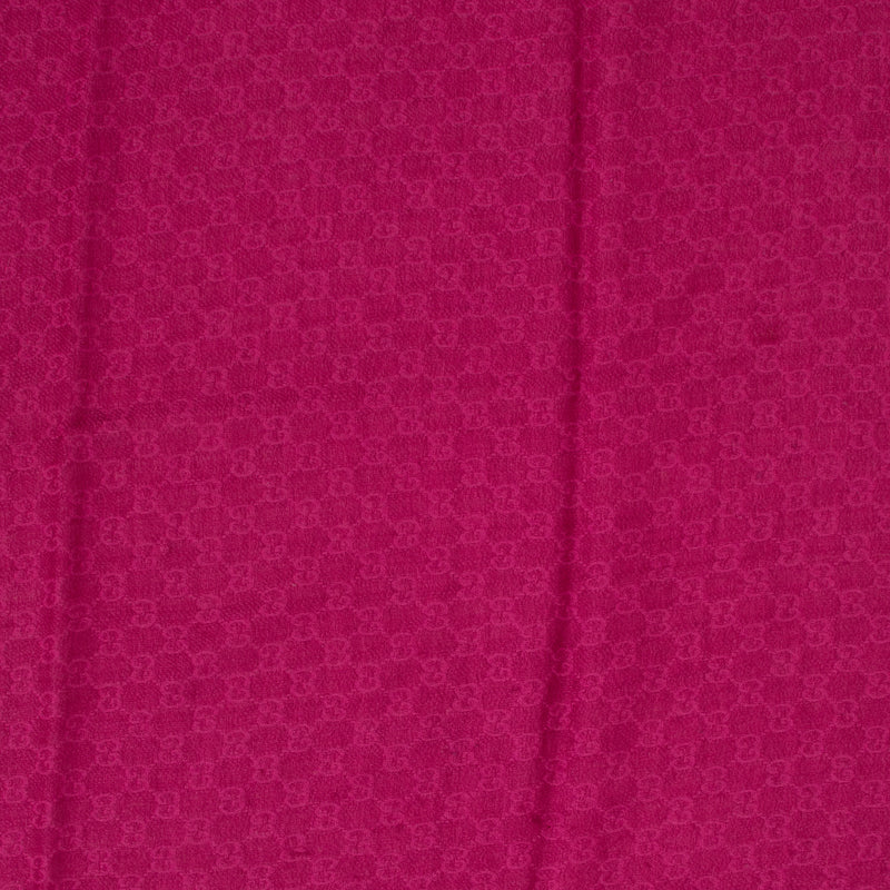 Gucci GG Fuschia Pink Scarf