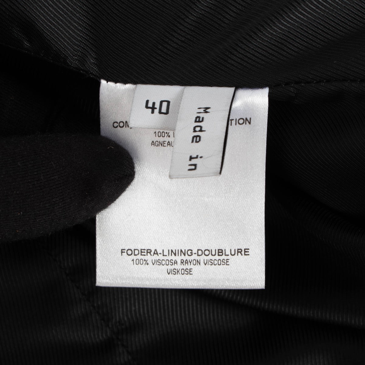 Blouson de motard Balenciaga en agneau vieilli marron - Taille 40