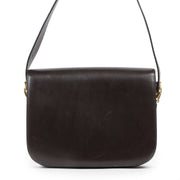 Authentieke Tweedehands Celine Brown Carriage Shoulder Bag designer tassen juiste prijs veilig online shoppen luxe merken webshop winkelen Antwerpen België mode fashion