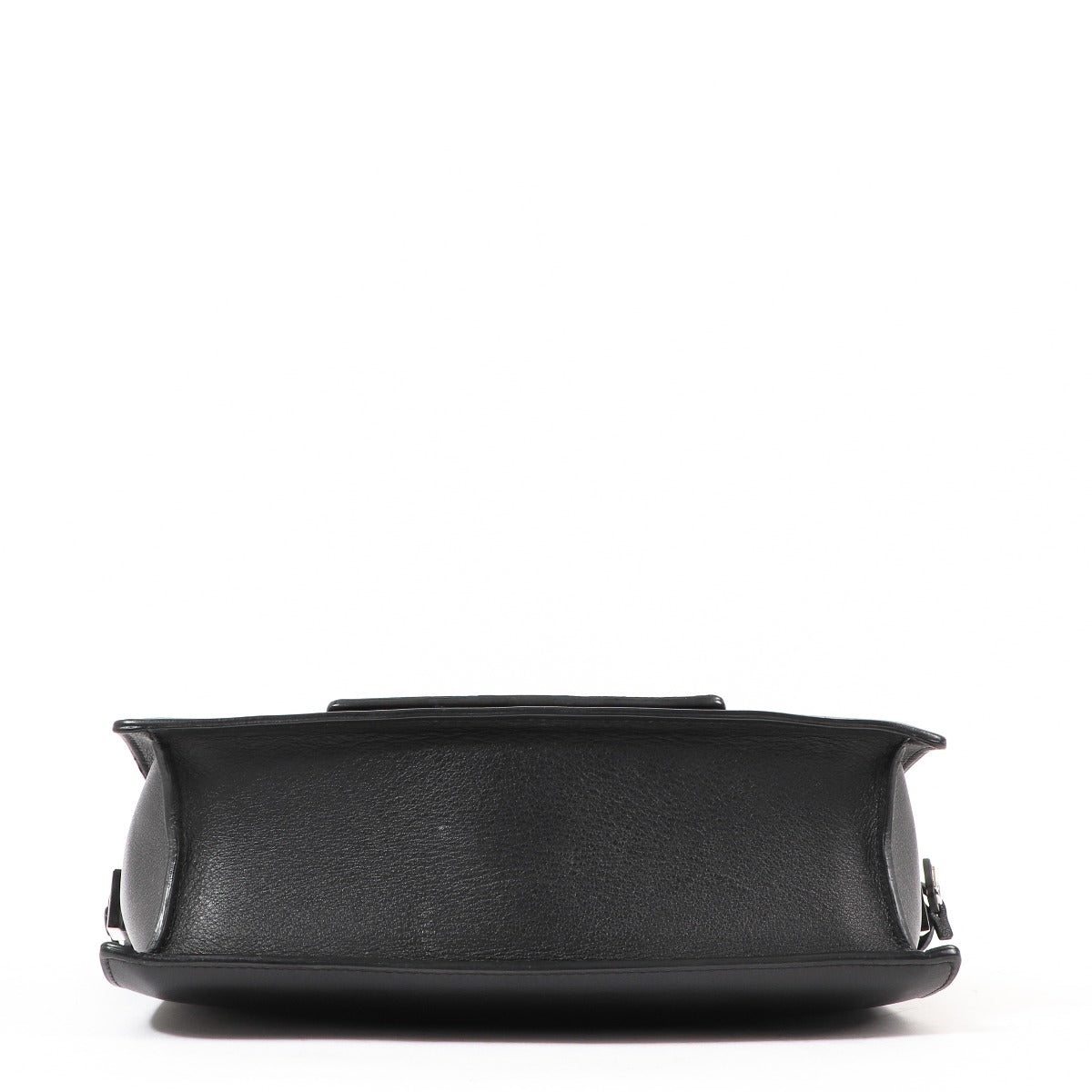 Delvaux Madame Black Polo/Ostrich Leg Crossbody Bag