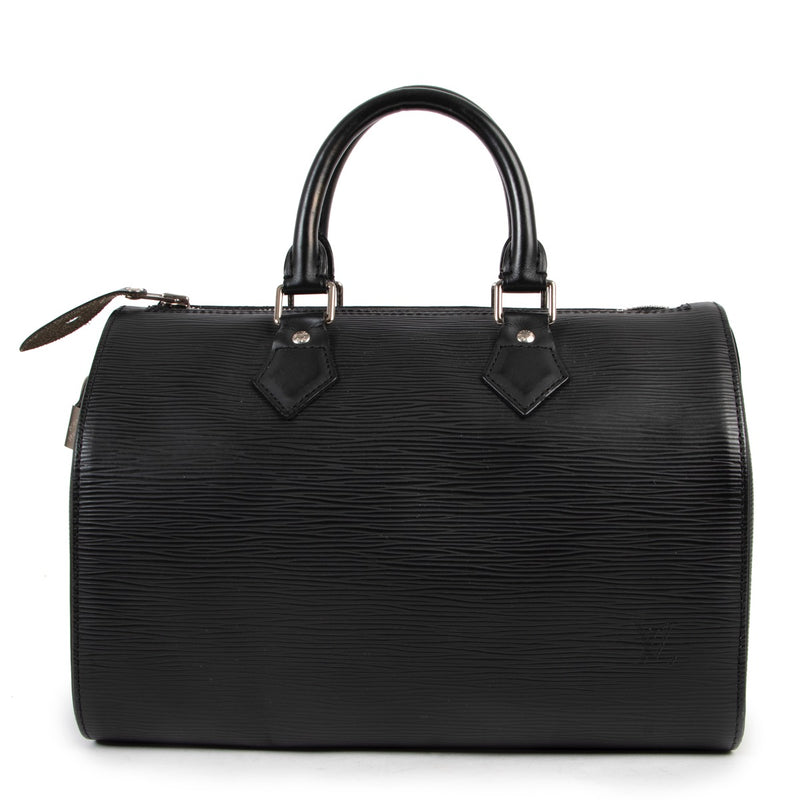 Buy and sell your designer items for a reasonable price online or in store. Get this Louis Vuitton Speedy 28 Black Epi now at Labellov Luxury and give it a second life.