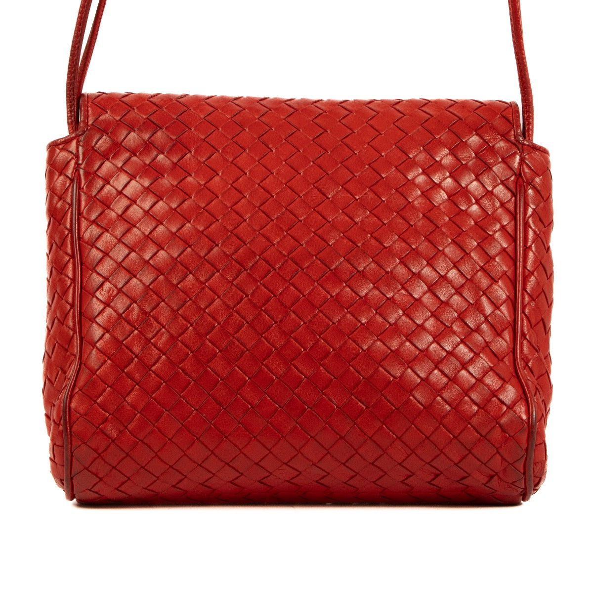 Shop 100% authentic second-hand Bottega Veneta Red Shoulder Bag on Labellov.com