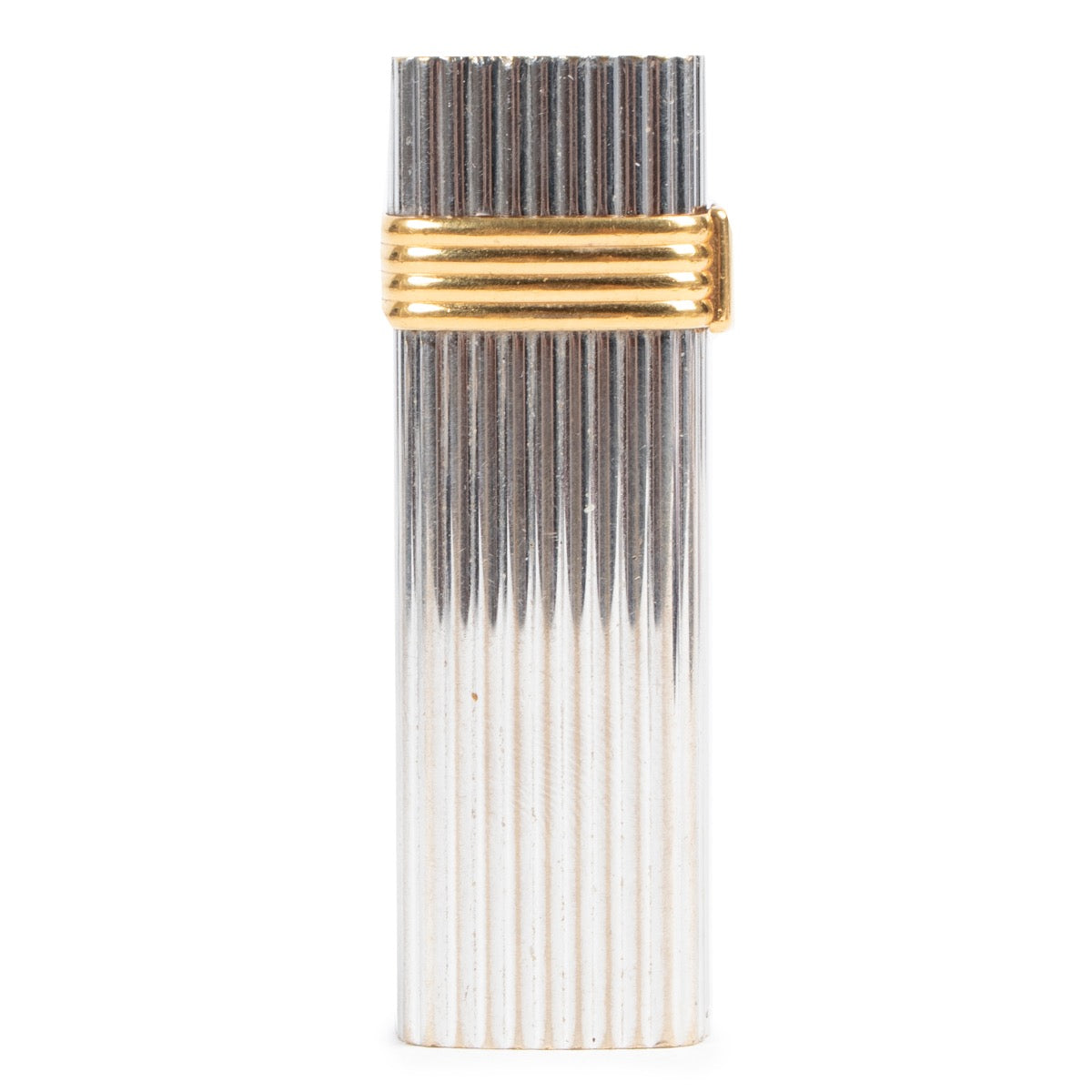 Shop safe online at Labellov in Antwerp this 100% authentic second hand Christian Dior Silver Gold Ring Lighter