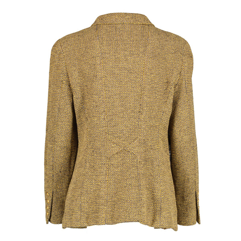 Chanel Fall 1996 Green Khaki Vintage Tweed Jacket