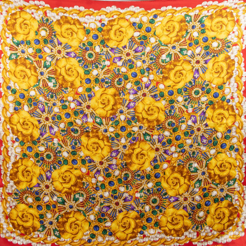 Shop 100% authentic second-hand Chanel Jewel Camellia Scarf on Labellov.com