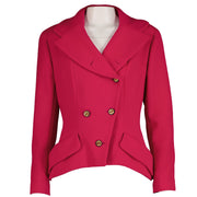 Chanel Fall/Winter 1991 Runway Hot Pink Blazer Jacket