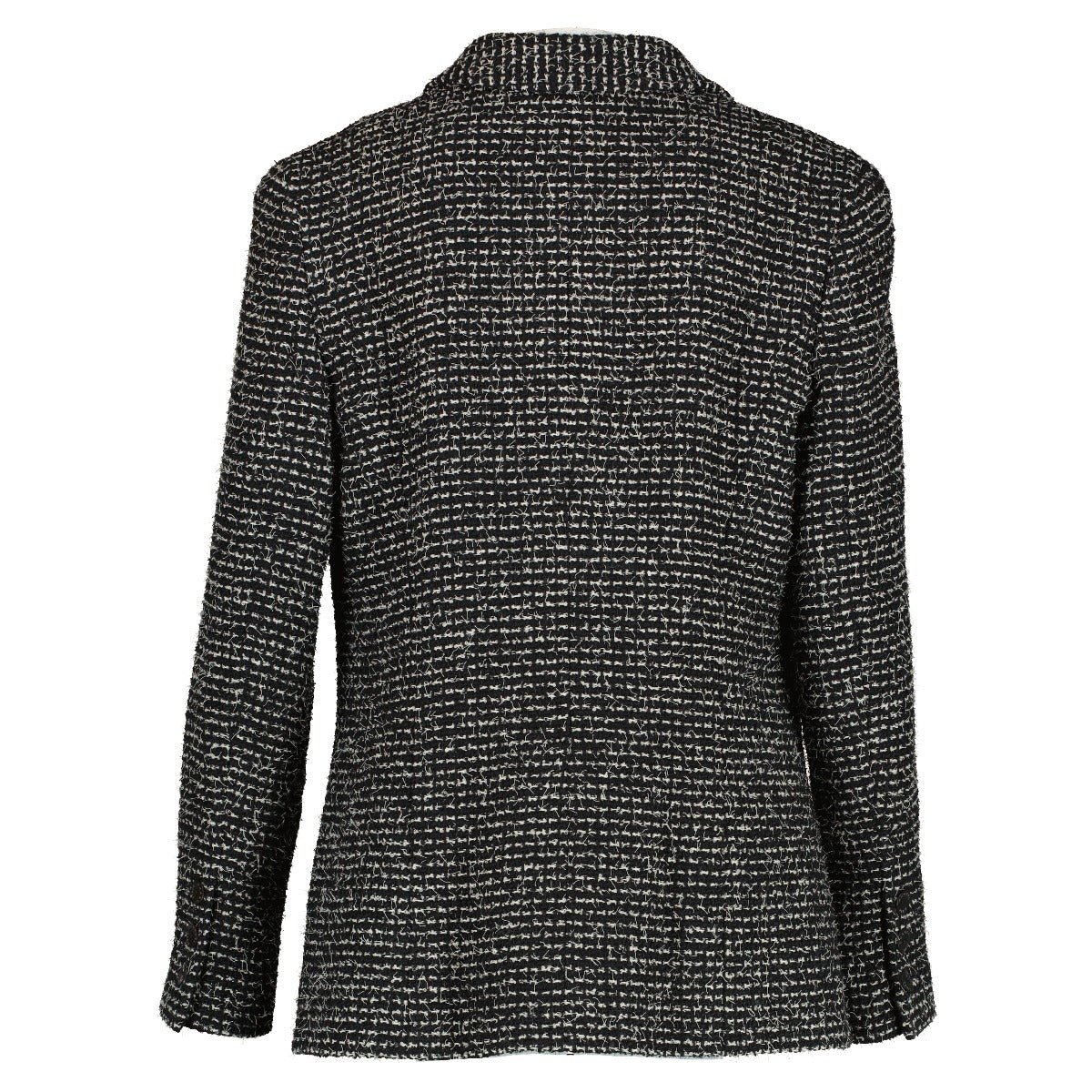Chanel Cruise 2003 Black Tweed Blazer Jacket