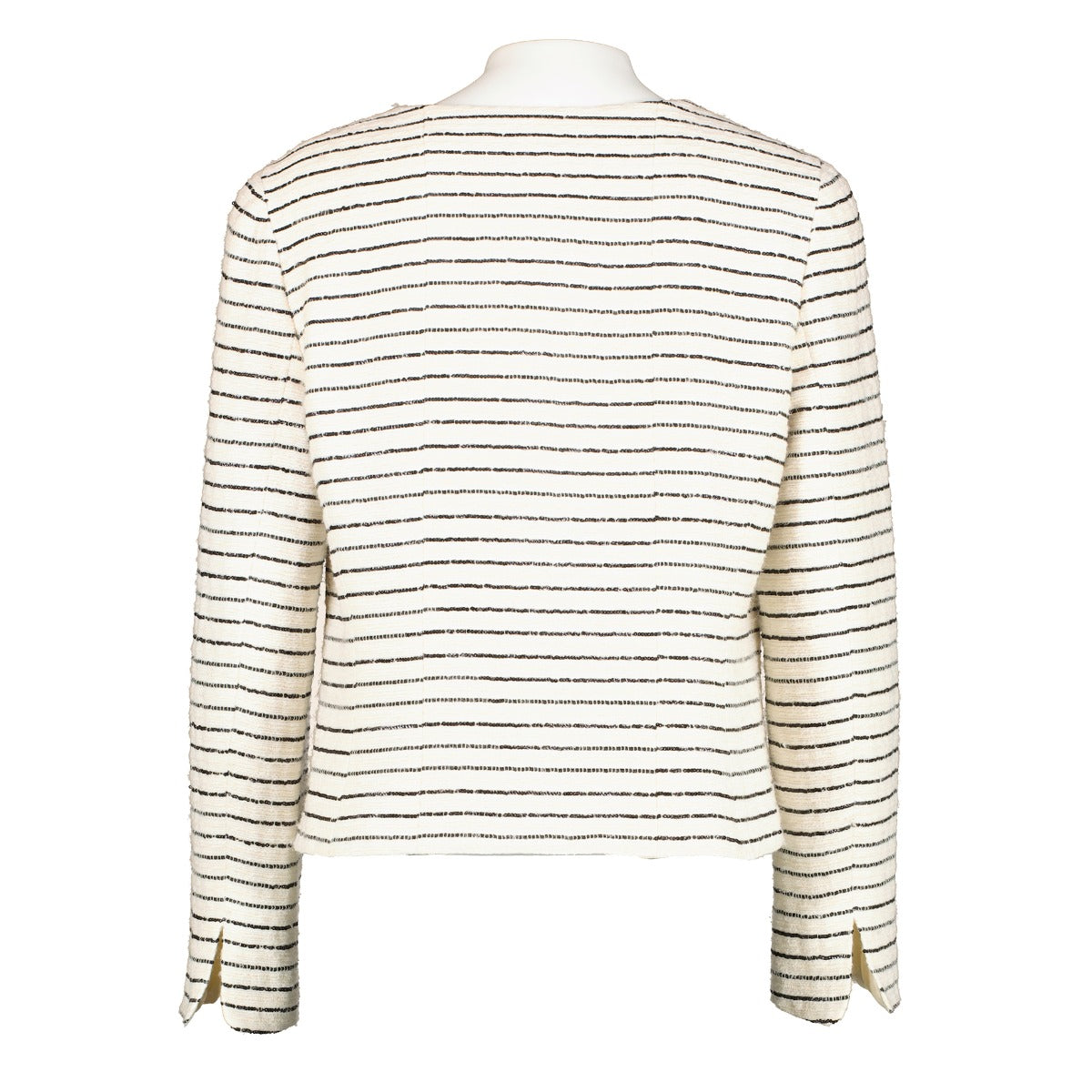 Chanel Cruise 2001 Beige Camellia Tweed Jacket