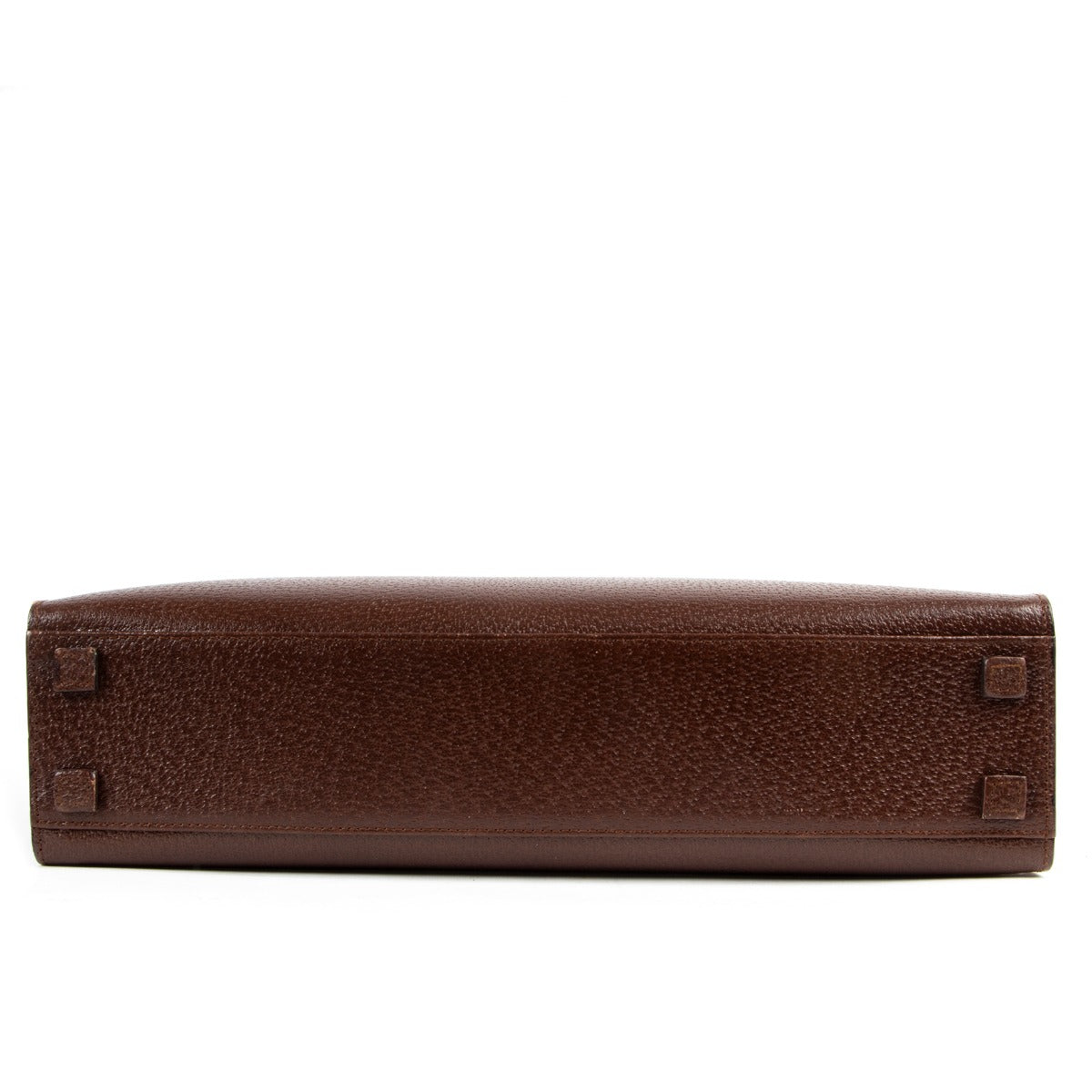 Buy authentic second hand Gucci Brown Leather Bamboo Top Handle Bag in good condition at Labellov in Antwerp.