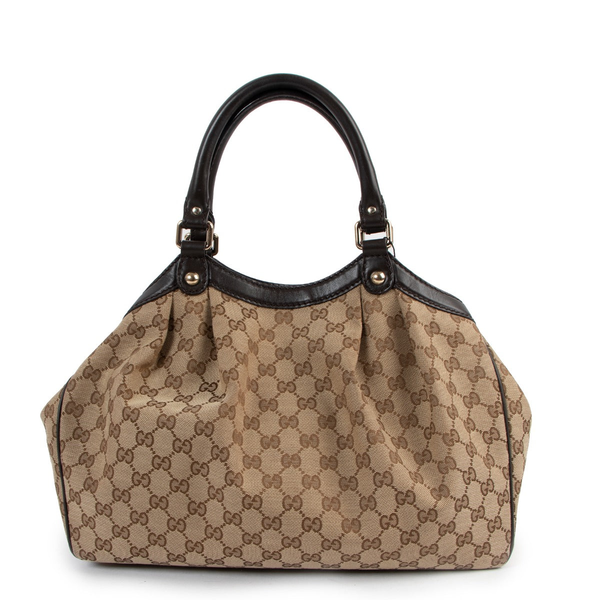 Gucci Sukey GG Canvas Top Handle Bag