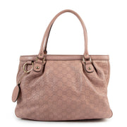 Gucci Rose Guccissima Leather Sukey Top Handle Bag
