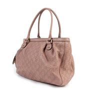 Gucci Rose Guccissima Leather Sukey Top Handle Bag