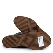 Hermès Dark Brown Leather Quick High Top Sneakers - Size 38