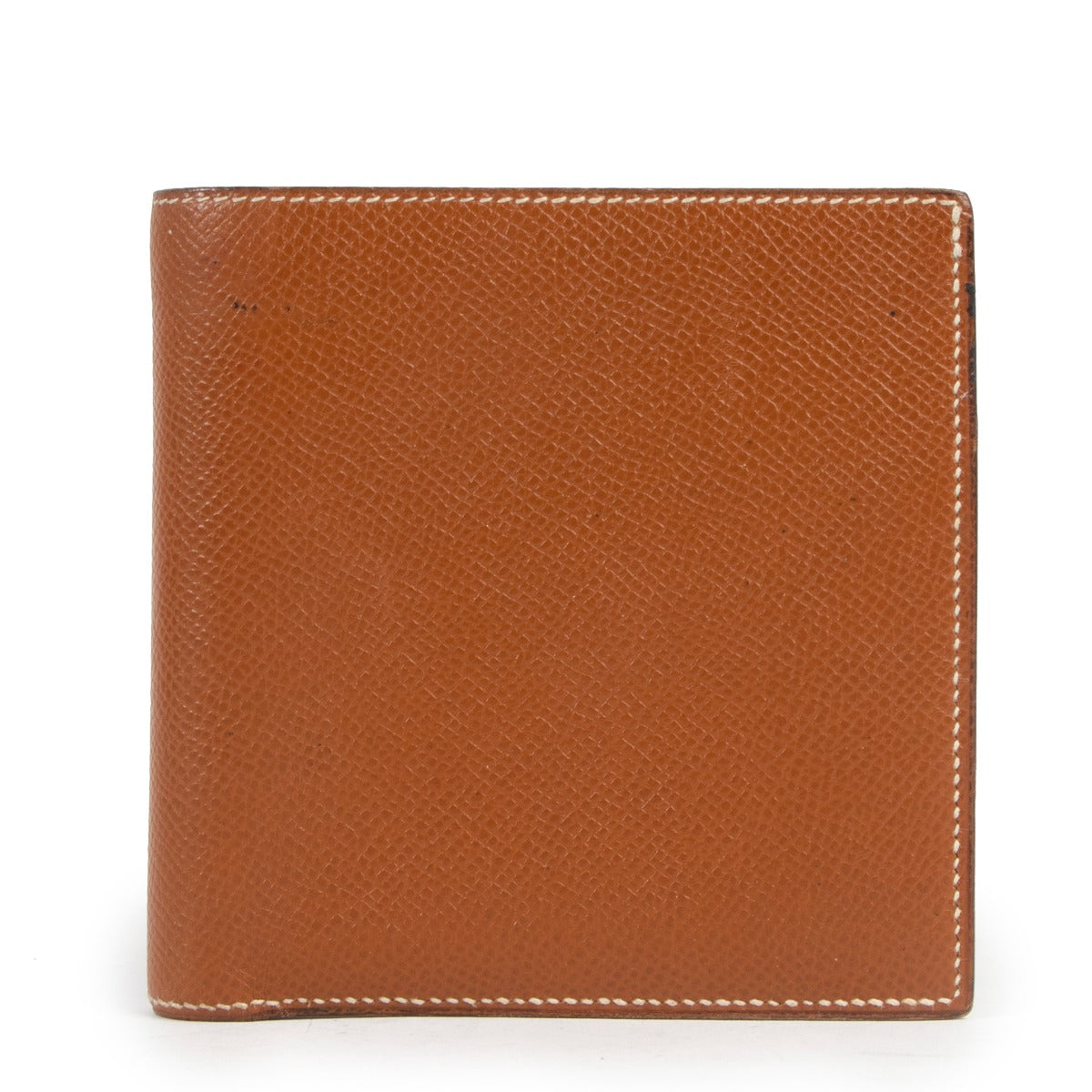 Hermès MC2 Gold Courchevel Vintage Wallet