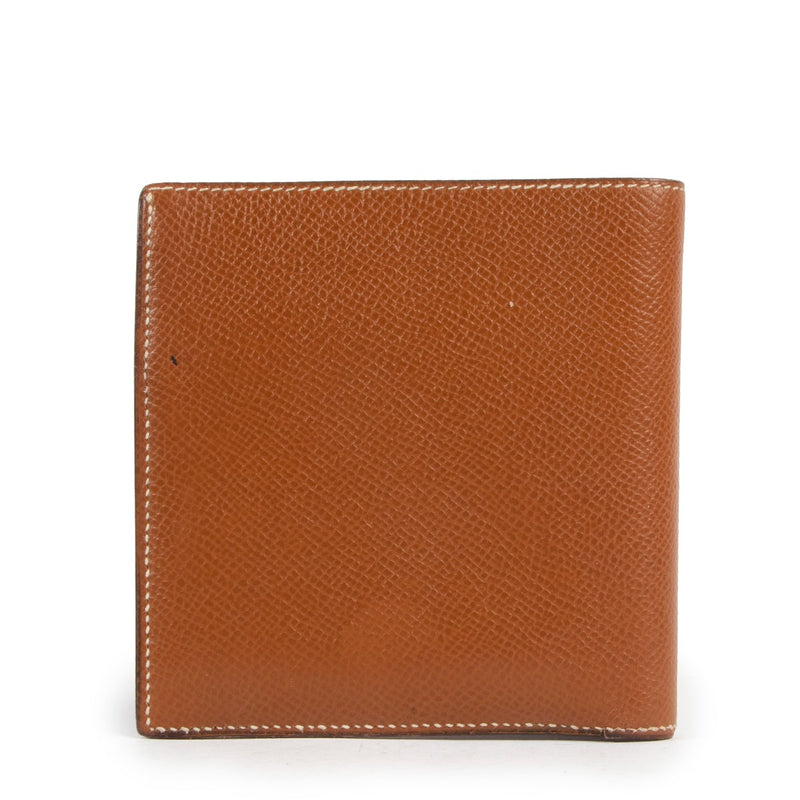 Hermès MC2 Gold Courchevel Vintage Wallet
